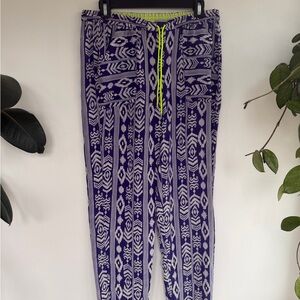 Dolce Vita silk ikat pants